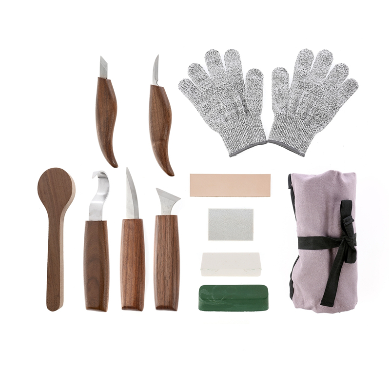 Chisel Set Wood - 12PCS Set Pahat Ukir Kayu Baja
