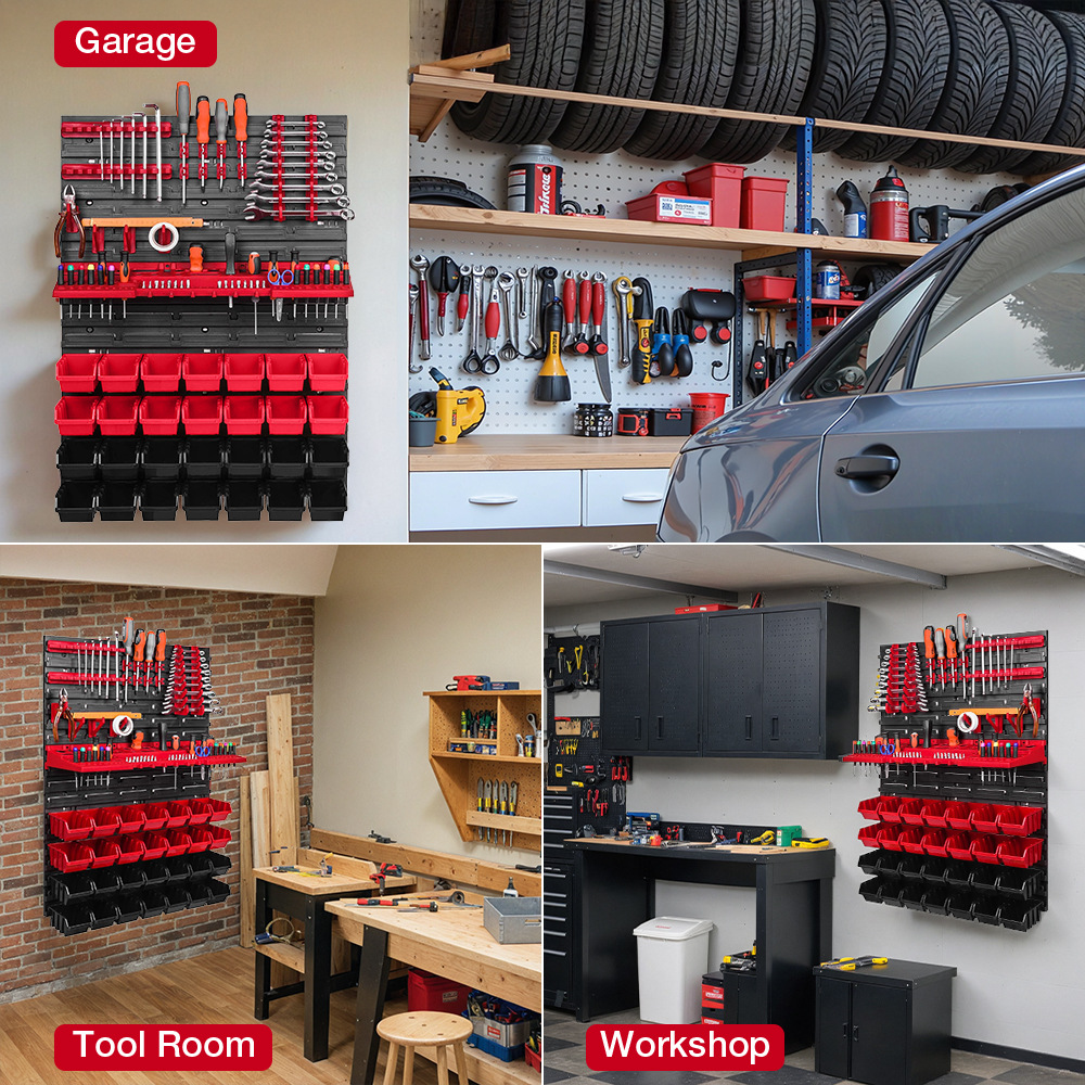 Workshop Tools Holder - Rak Penyimpanan Dinding untuk Peralatan, Tempat