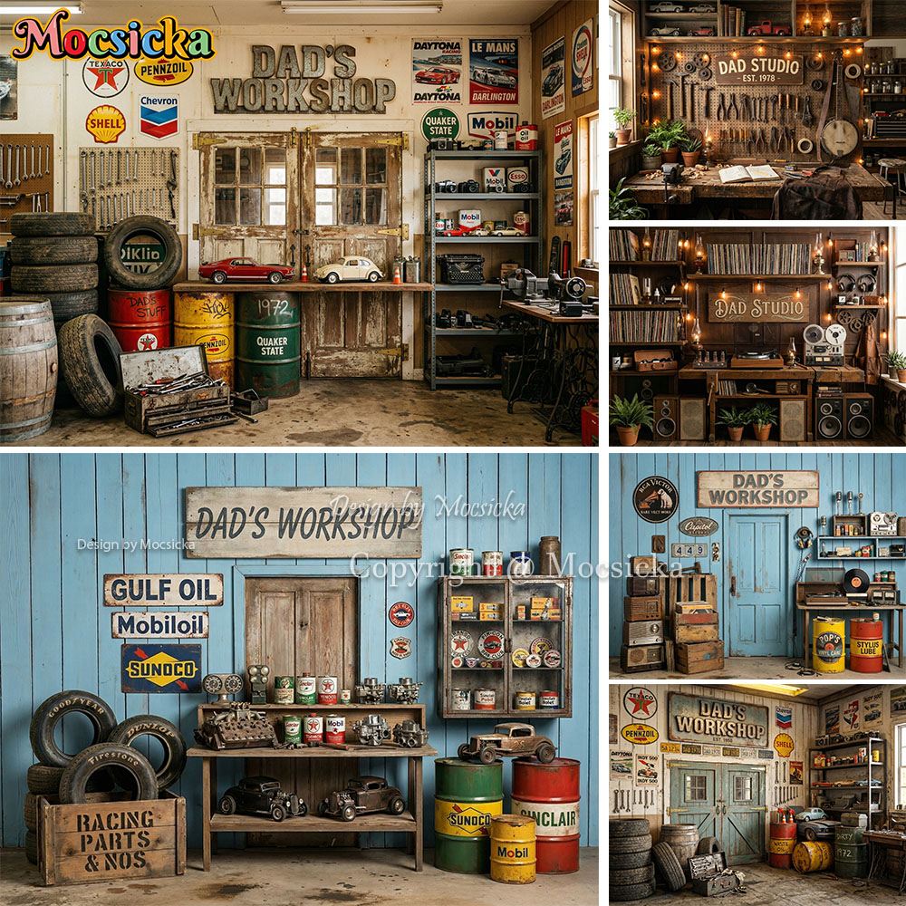 Workshop Tools Background - Latar Belakang Fotografi Bengkel Ayah Mocsicka,