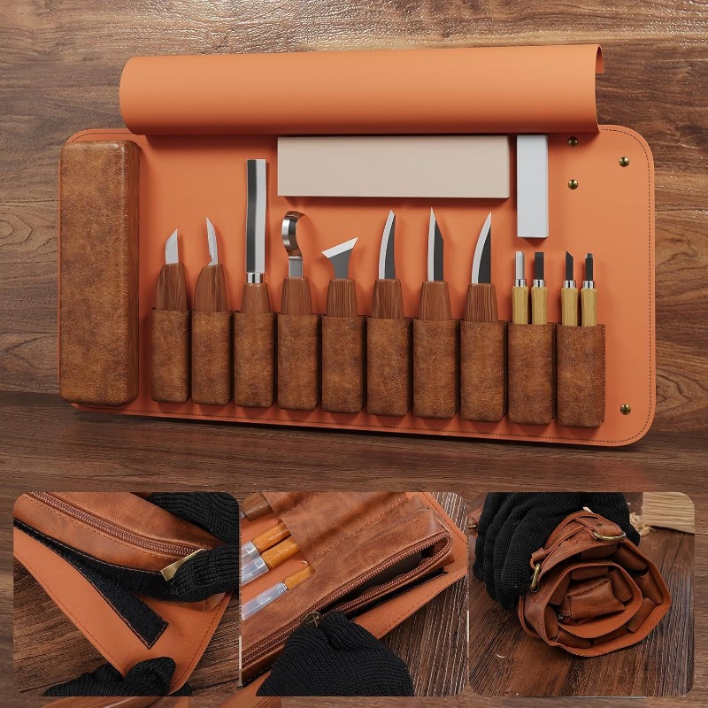 Chisel Set Wood - Set Alat Ukir Kayu Buatan Tangan,
