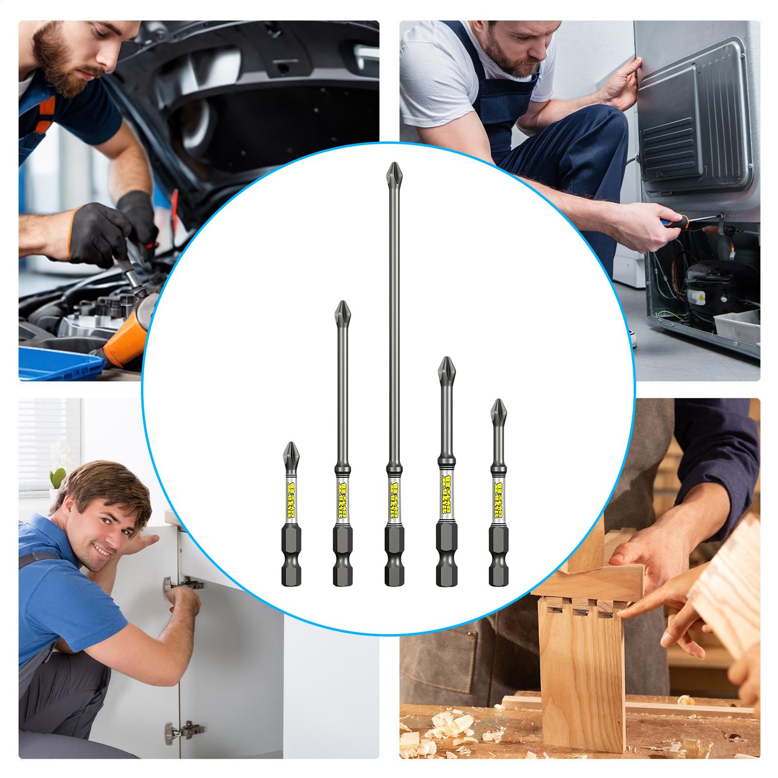 Set Mata Bor Obeng 5 Buah, Set - Tools In Workshop ulasan dan harga