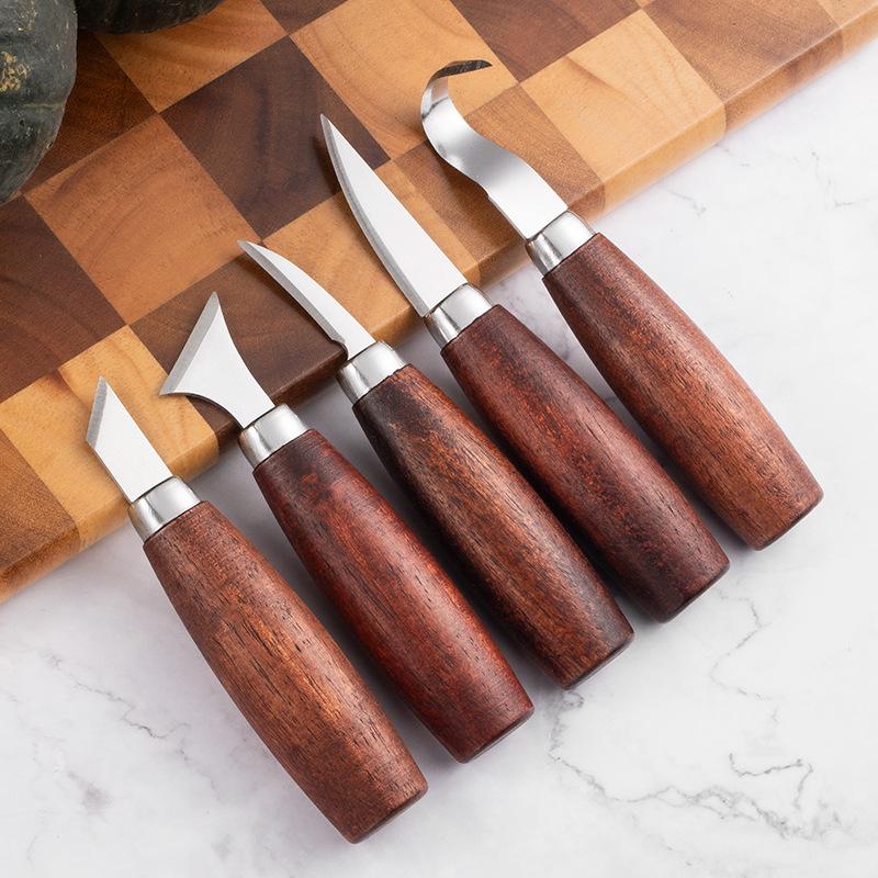 5 Pcs Set Pahat Ukir Kayu - Al - Chisel Set Wood ulasan dan harga