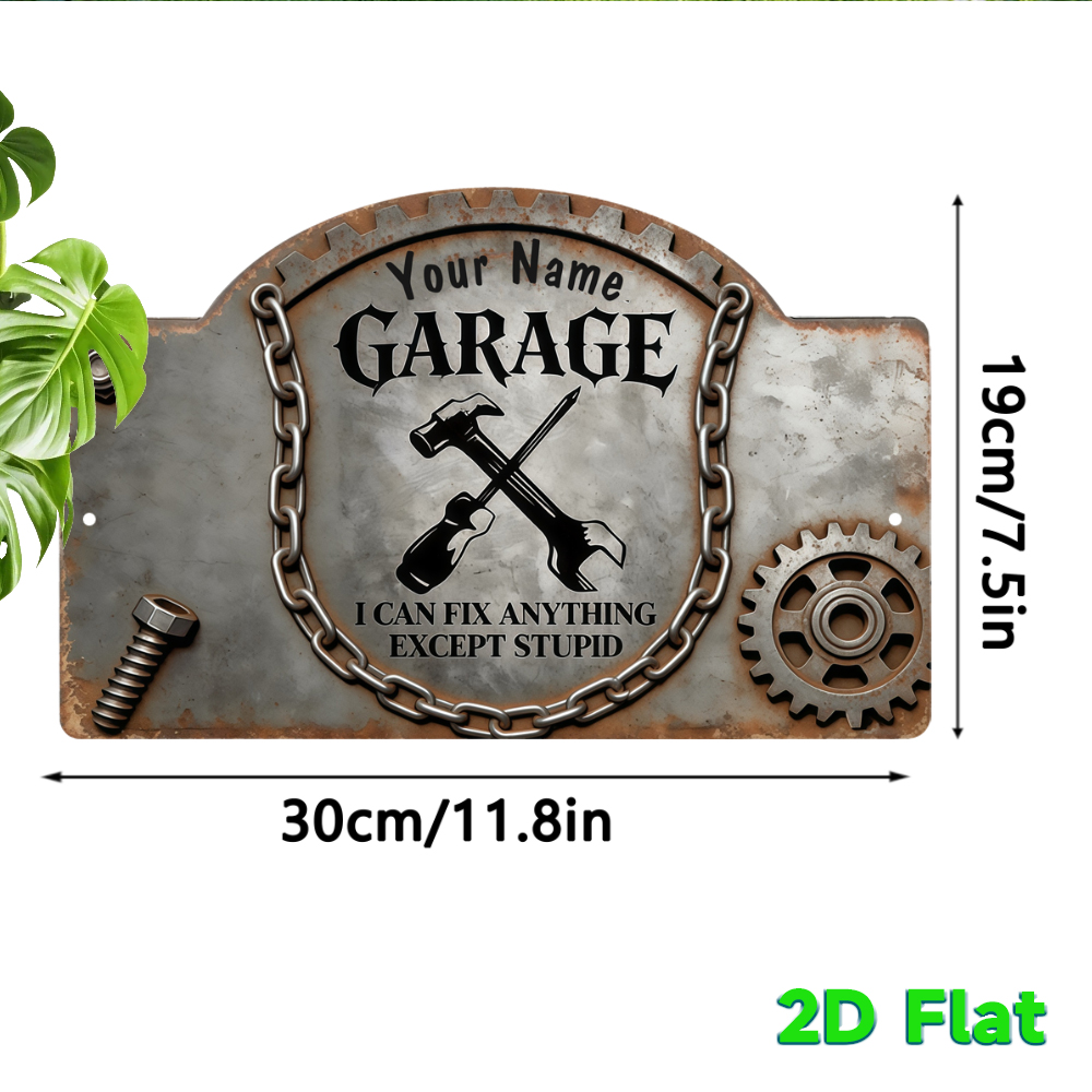 Papan Logam Garasi Vintage den - Workshop Tools And Names ulasan dan harga