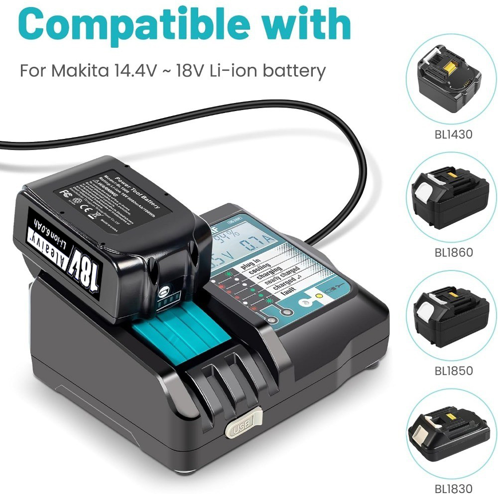 Pengisi daya Super cepat Li-io - Makita Drill Hp1640 ulasan dan harga