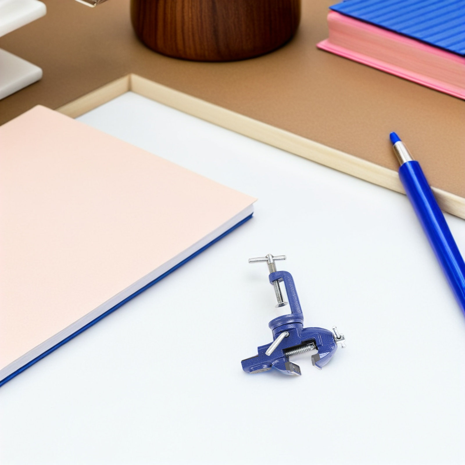 Penjepit Meja Putar Mini 60Mm, - Bench Vise Swivel ulasan dan harga