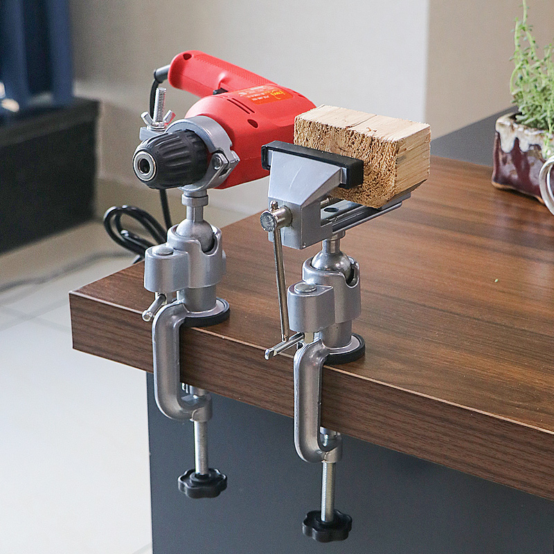 Penjepit Meja Putar Multifungs - Bench Vise Swivel ulasan dan harga