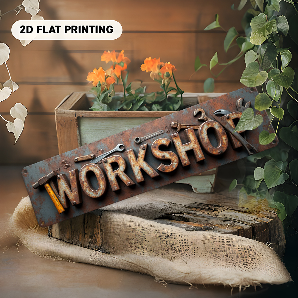 Papan Tanda 2D, Barang Dekorat - Workshop Tools Background ulasan dan harga