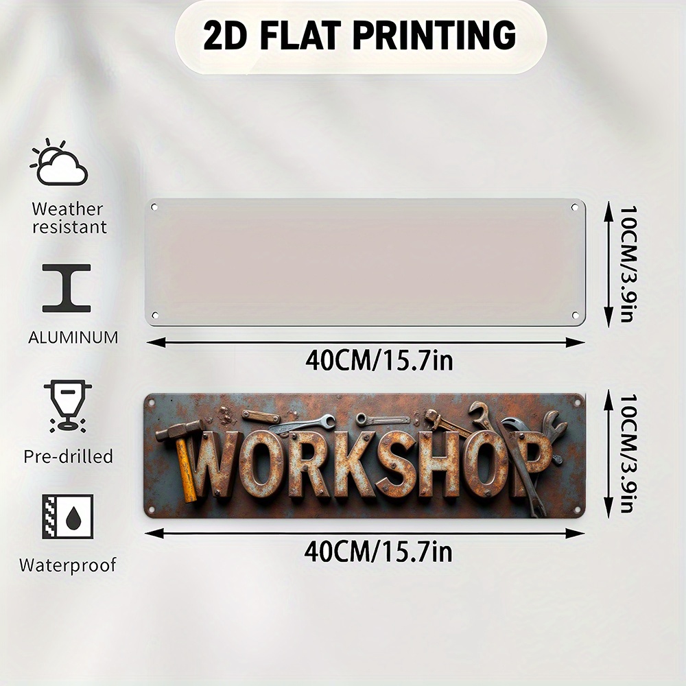 Papan Tanda 2D, Barang Dekorat - Workshop Tools Background ulasan dan harga