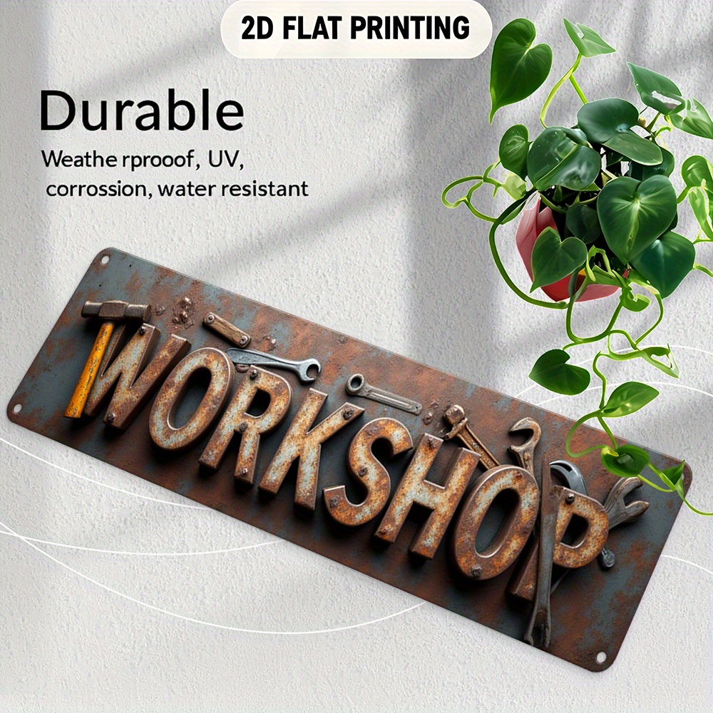 Papan Tanda 2D, Barang Dekorat - Workshop Tools Background ulasan dan harga