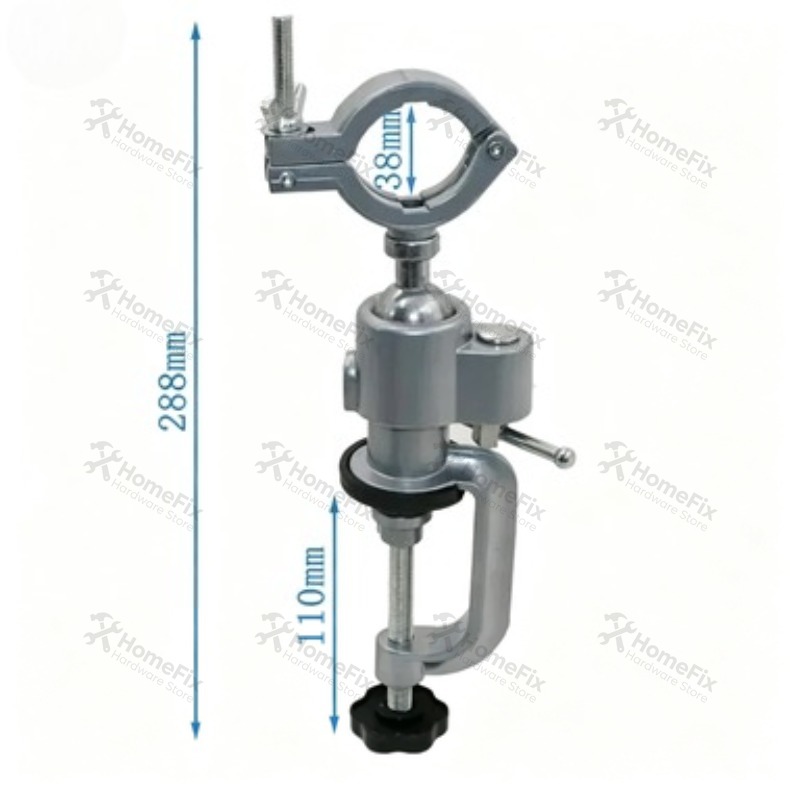 Penjepit Meja Putar 360 Deraja - Bench Vise Swivel ulasan dan harga