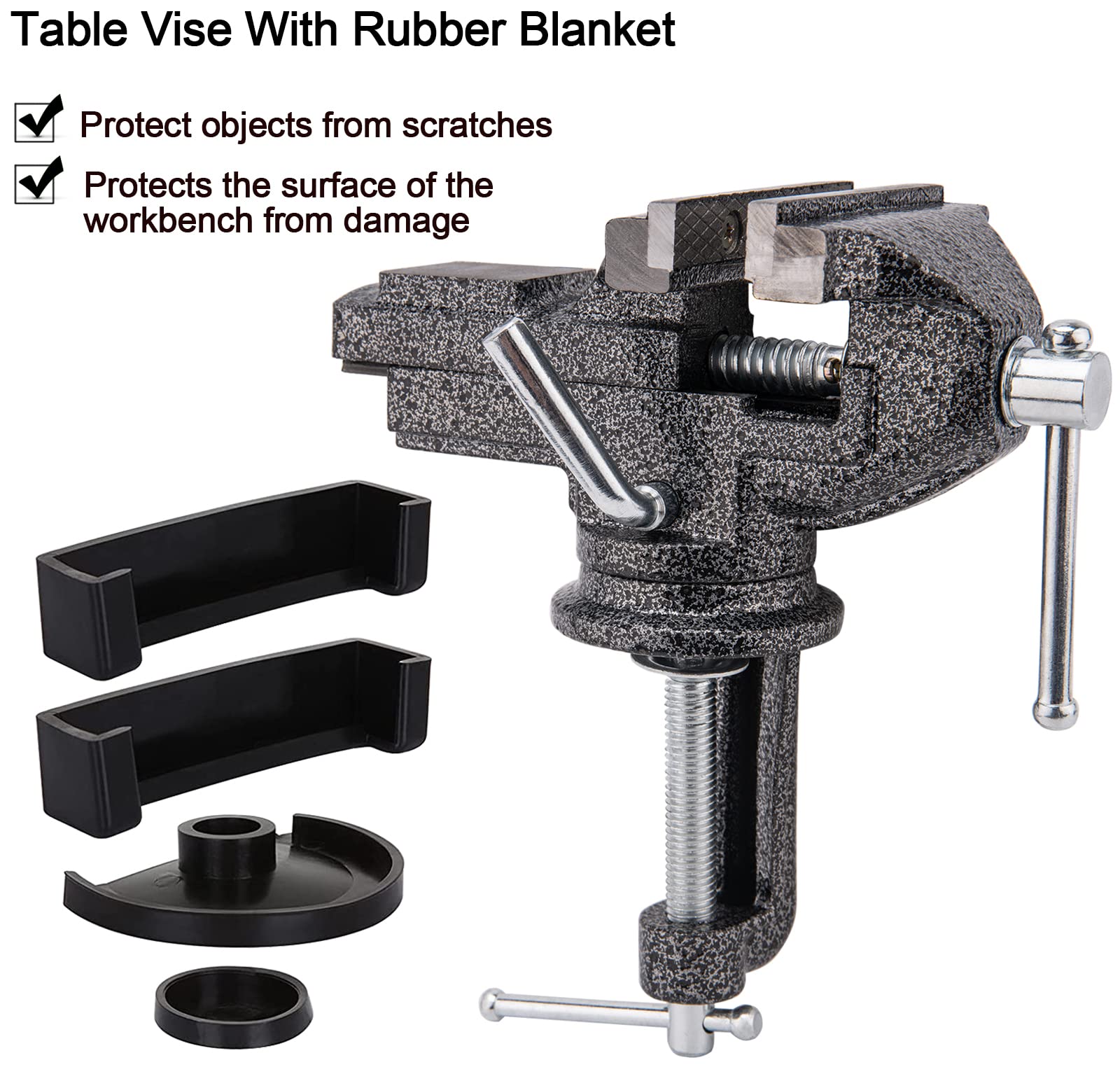 Penjepit Meja Multifungsi Mini - Bench Vise Swivel ulasan dan harga