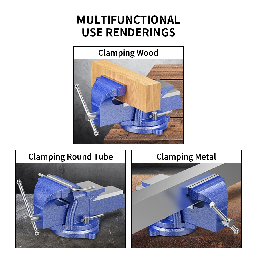 Penjepit Meja Tugas Berat 3 In - Bench Vise Swivel ulasan dan harga