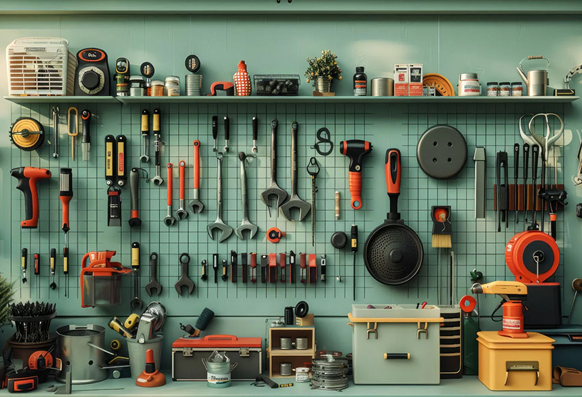 Mehofond Fotografi Latar Belak - Workshop Tools Background ulasan dan harga