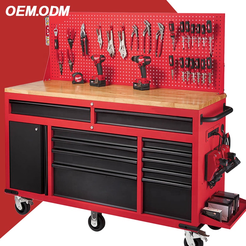 Lemari Kerja Mobile Logam 11-L - Workshop Tools Trolley ulasan dan harga
