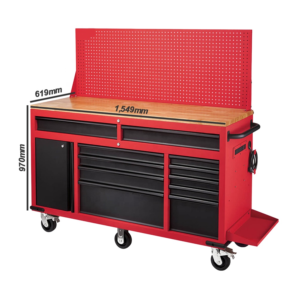 Lemari Kerja Mobile Logam 11-L - Workshop Tools Trolley ulasan dan harga