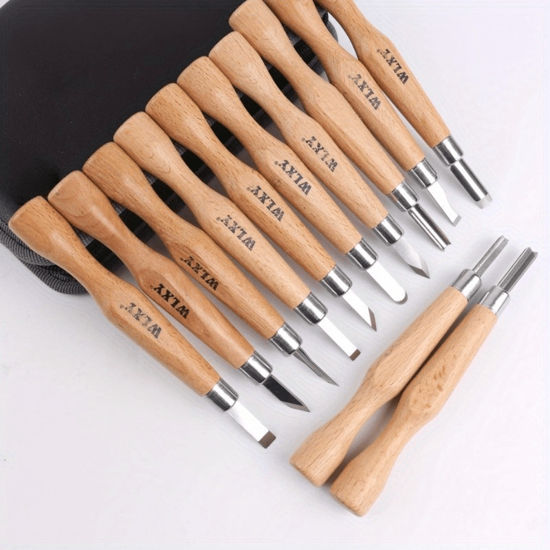 Set 12 Pahat dan Pisau Ukir Ka - Chisel Set Wood ulasan dan harga