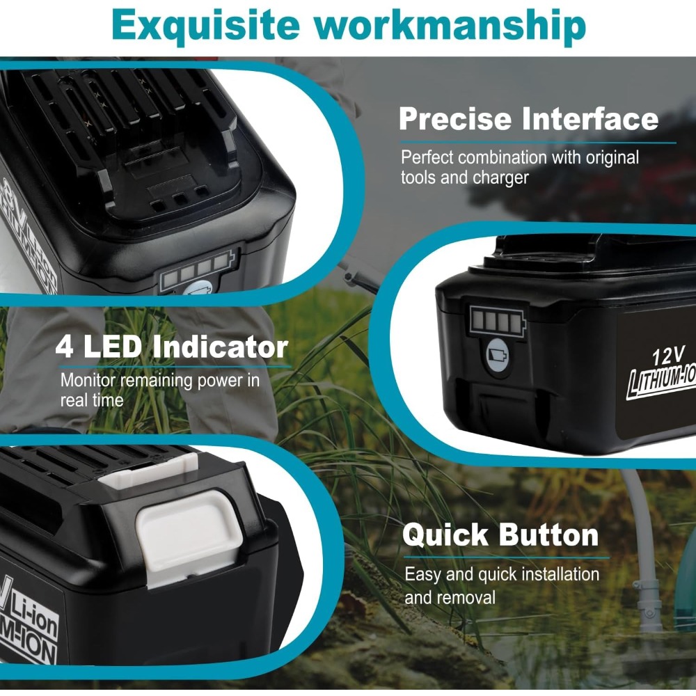Baterai Li-Ion Pengganti Isi U - Makita Drill Hp1640 ulasan dan harga