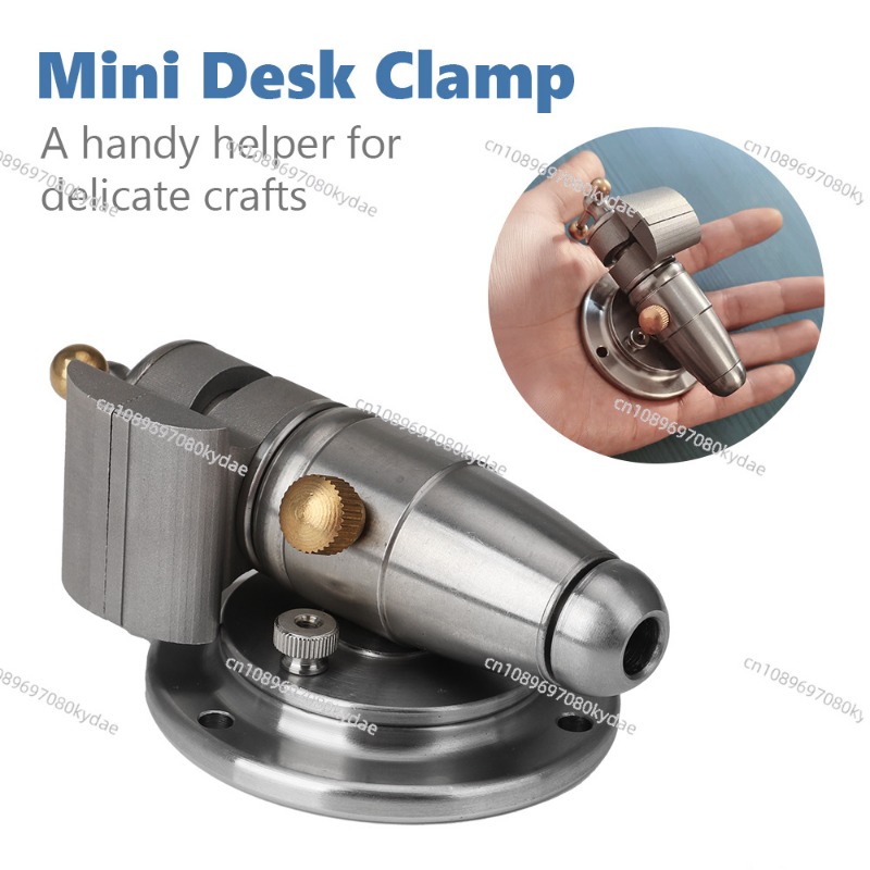 Klem Meja Mini Baja Tahan Kara - Bench Vise Swivel ulasan dan harga